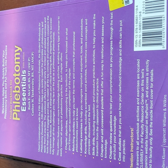 Phlebotomy Student workbook - Picture 2 of 2